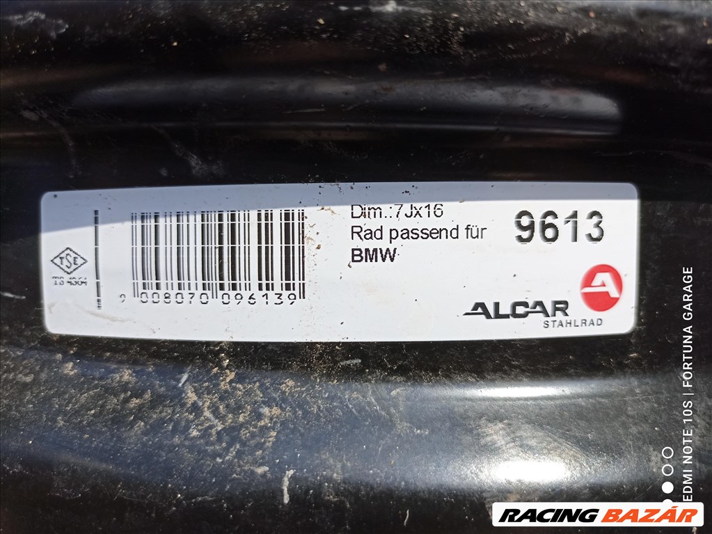 5x120 15" BMW használt lemezfelni garnitúra (R482) 8. kép