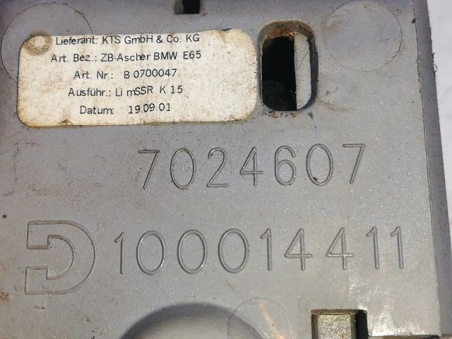 BMW 7 (E65, E66, E67) Bal hátsó Ablakemelő Kapcsoló 4. kép