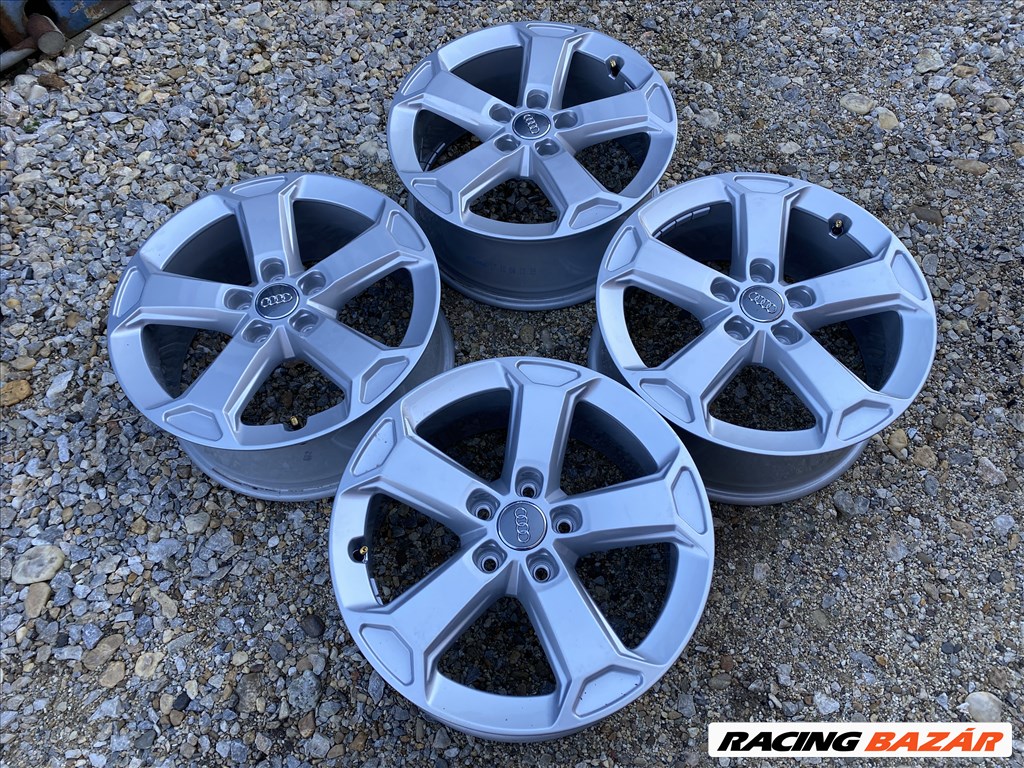  17" -es,5x112-es újszerű gyári  Audi alufelni 3. kép