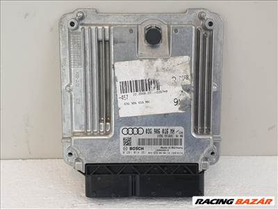 502914 Audi A6 C6, 2008, Motorvezérlő, Ecu, 0281014261, 03G906016MH, Bosch.