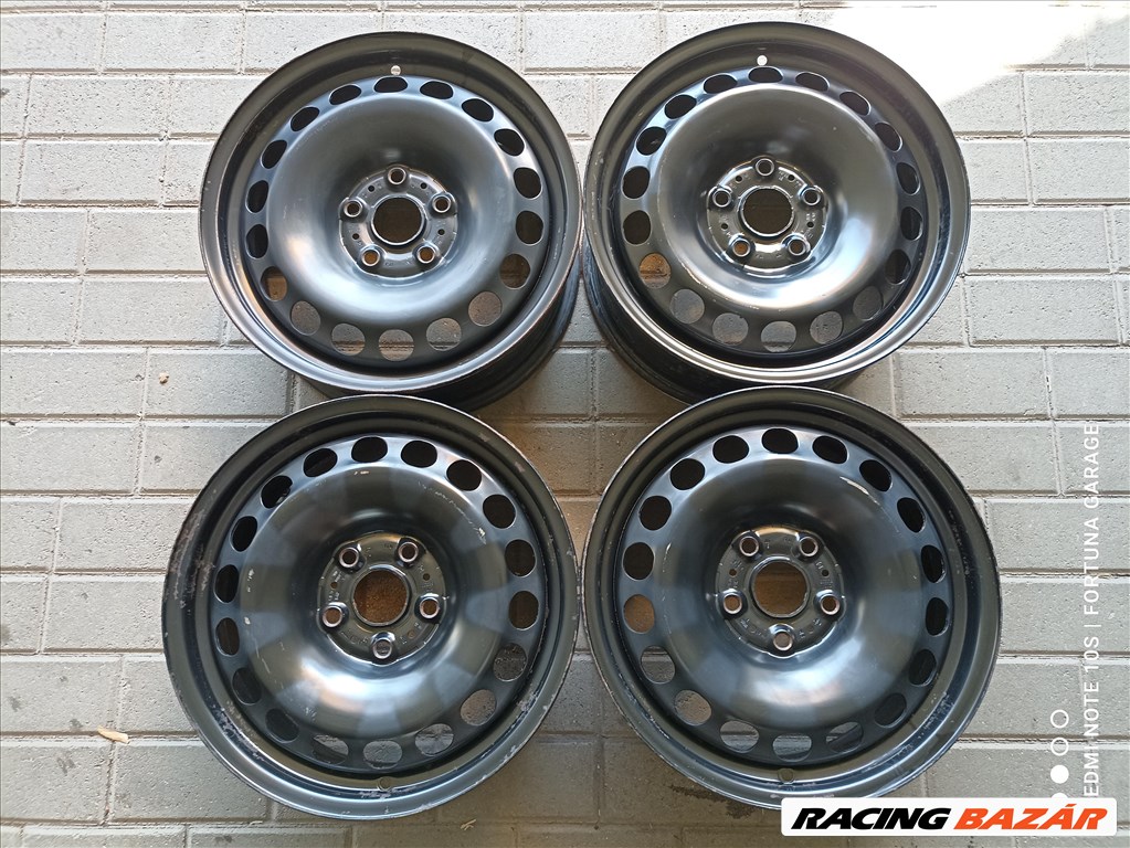 5x112 16" Volkswagen használt lemezfelni garnitúra (R448) 1. kép