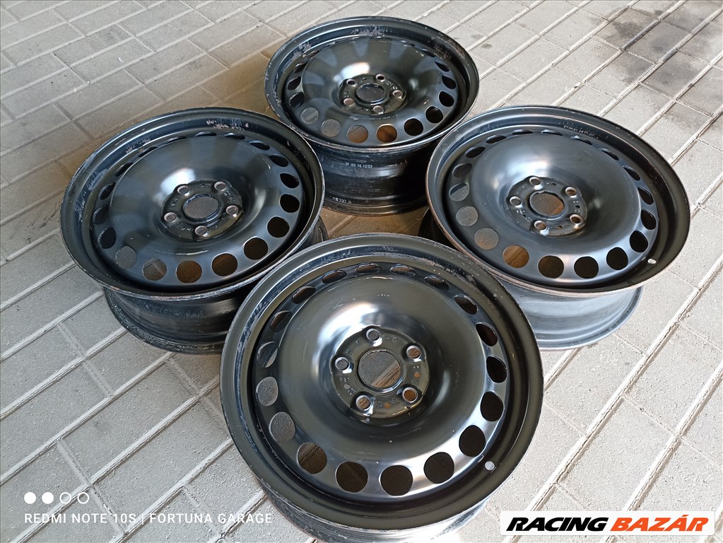 5x112 16" Volkswagen használt lemezfelni garnitúra (R448) 2. kép