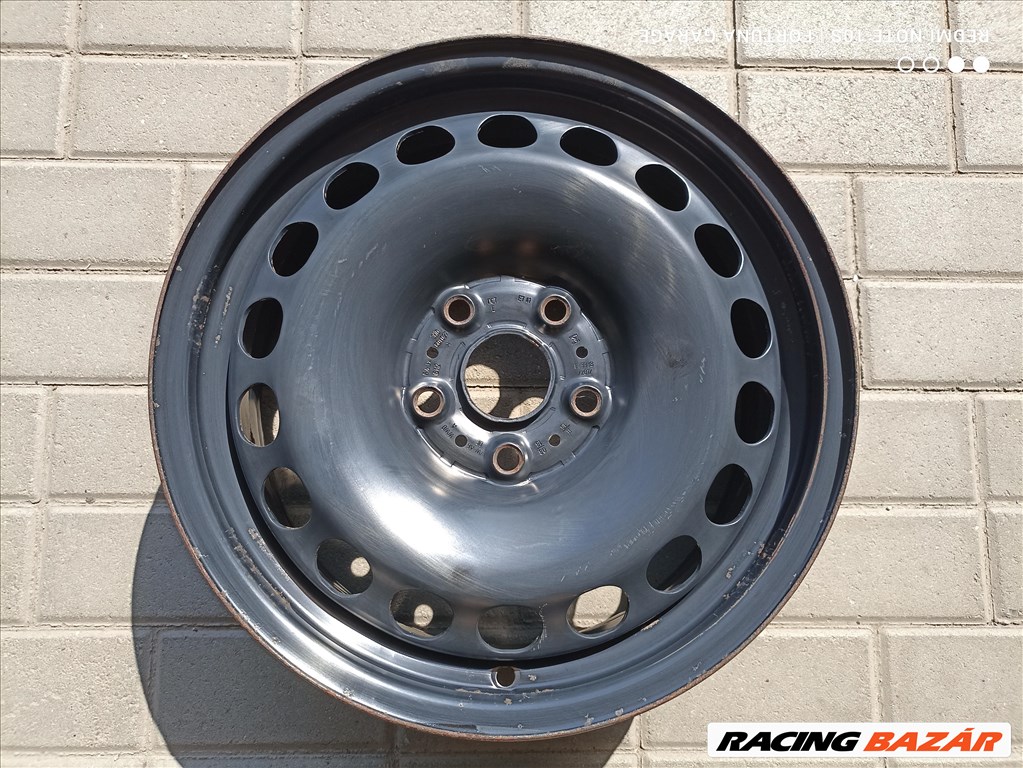 5x112 16" Volkswagen használt lemezfelni garnitúra (R448) 5. kép