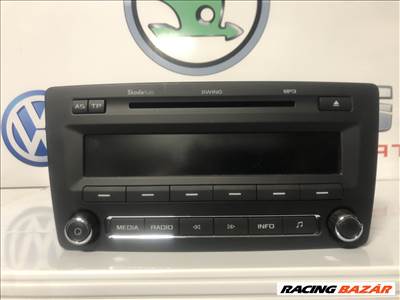 Skoda Octavia II (1Z) Stream MP3 cd-s fejegység 1z0035161f