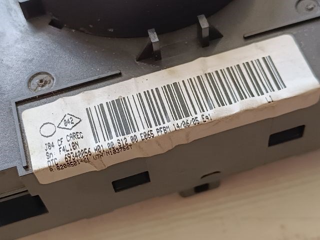 RENAULT SCÉNIC II (JM0/1_) Fűtéskapcsoló (digit klímás) 3. kép