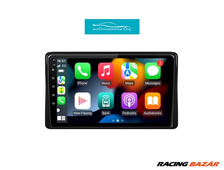 Dacia Duster 2018- Android Autó Multimédia GPS Rádió Tolatókamerával 2. kép