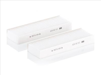 MANN-FILTER CU 26 025-2 - pollenszűrő CITROËN DS FIAT JEEP OPEL PEUGEOT VAUXHALL