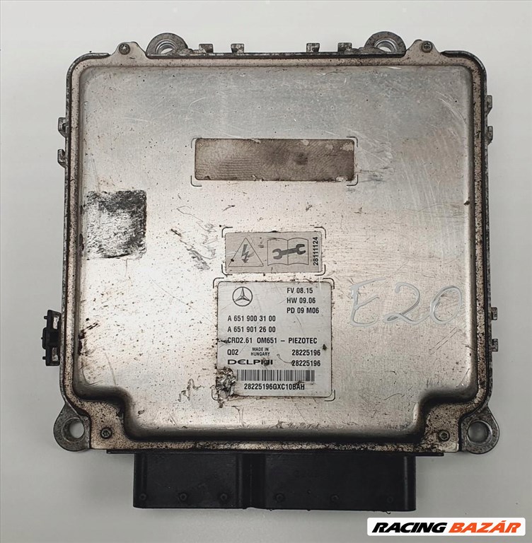 Mercedes C-osztály W204 motorvezérlő  a6519003100 2. kép