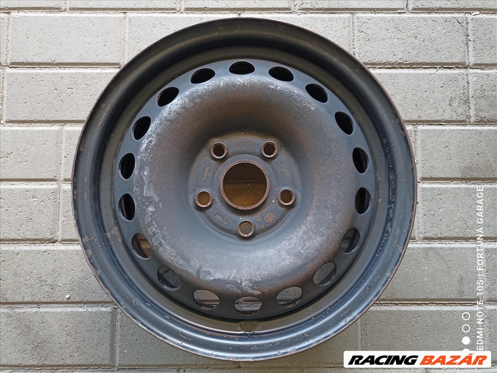 5x112 15" Volkswagen használt lemezfelni garnitúra (R456) 3. kép