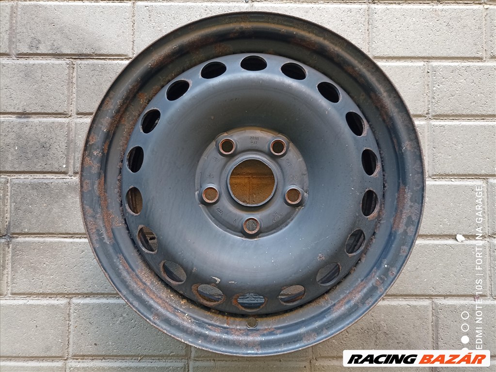 5x112 15" Volkswagen használt lemezfelni garnitúra (R456) 5. kép