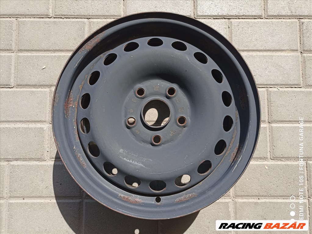 5x112 15" Volkswagen használt lemezfelni garnitúra (R456) 4. kép