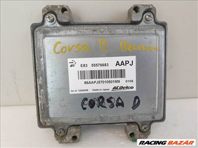 502977 Opel Corsa D,  Motorvezérlő, Ecu, 12636386, 55576683, Acdelco.