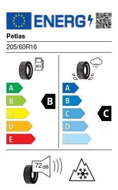 Petlas Multi Action PT565 205/60 R16 96V XL M+S 3PMSF négyévszakos gumi 2. kép