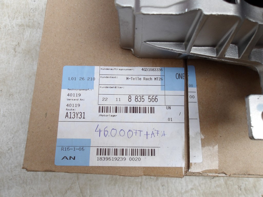 (GYÁRI ÚJ) BMW motortartó bak F39/F40/F44 2. kép