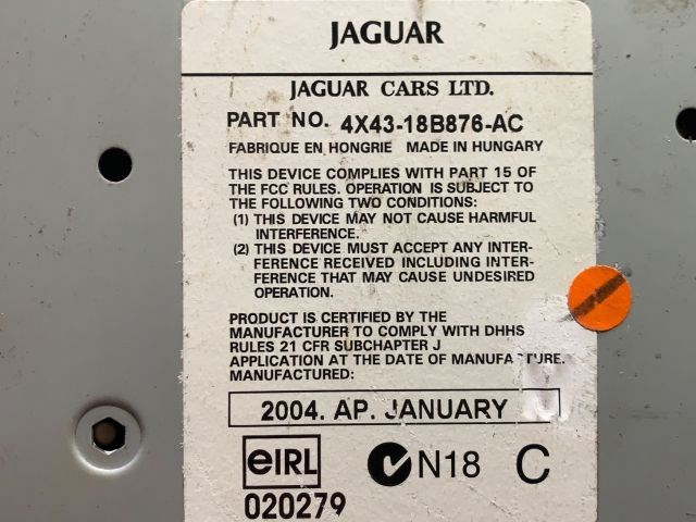 JAGUAR X-TYPE (CF1) Rádió / CD 3. kép