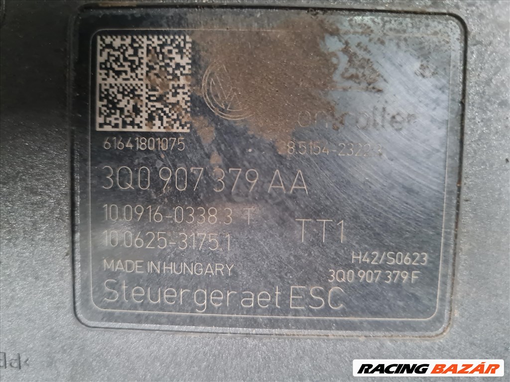 Volkswagen Golf VII ABS kocka 3Q0 614 517 AA 3q0907379aa 10. kép