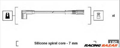 MAGNETI MARELLI 941095780616 - gyújtókábel szett FIAT LANCIA