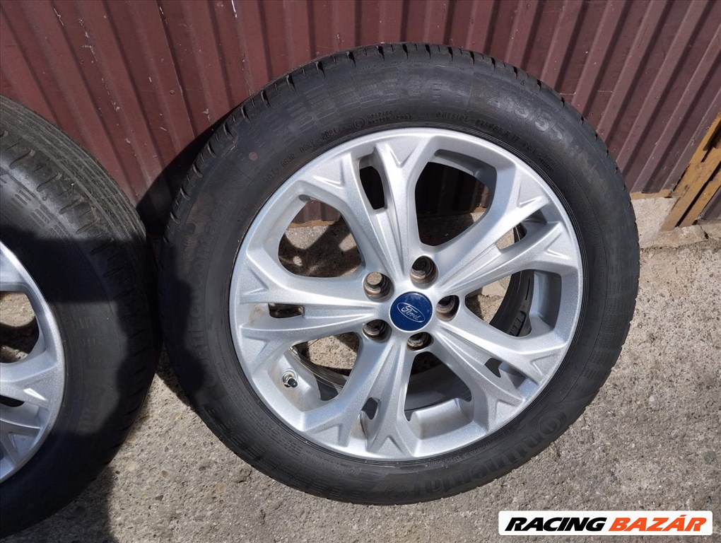 Ford alufelni, 7x17, 5x108, et55, 63.4 + Continental 215/55 r17 nyári 1. kép