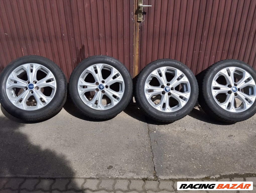 Ford alufelni, 7x17, 5x108, et55, 63.4 + Continental 215/55 r17 nyári 5. kép