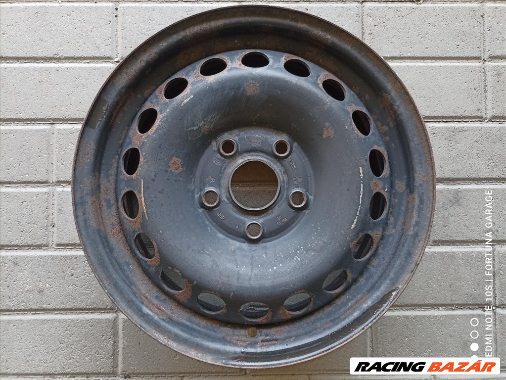 5x112 15" Volkswagen használt lemezfelni garnitúra (R449) 3. kép