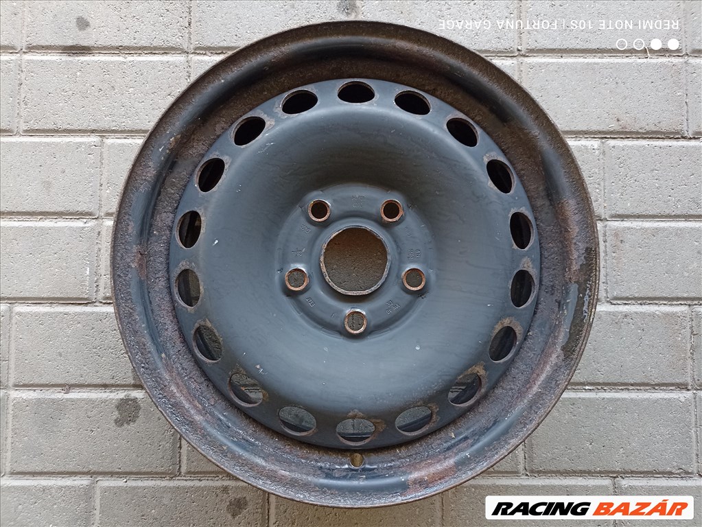 5x112 15" Volkswagen használt lemezfelni garnitúra (R449) 5. kép
