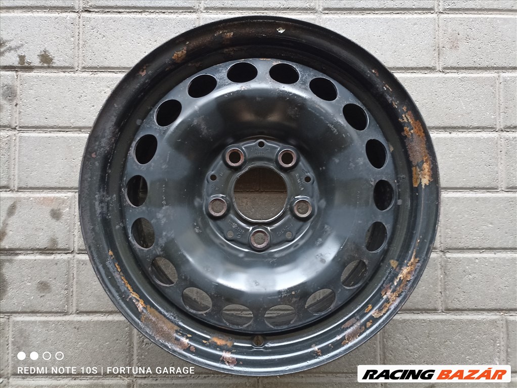 5x112 15" Mercedes-Benz használt lemezfelni garnitúra (R468) 4. kép