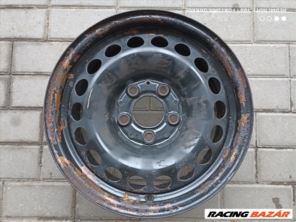 5x112 15" Mercedes-Benz használt lemezfelni garnitúra (R468) 5. kép