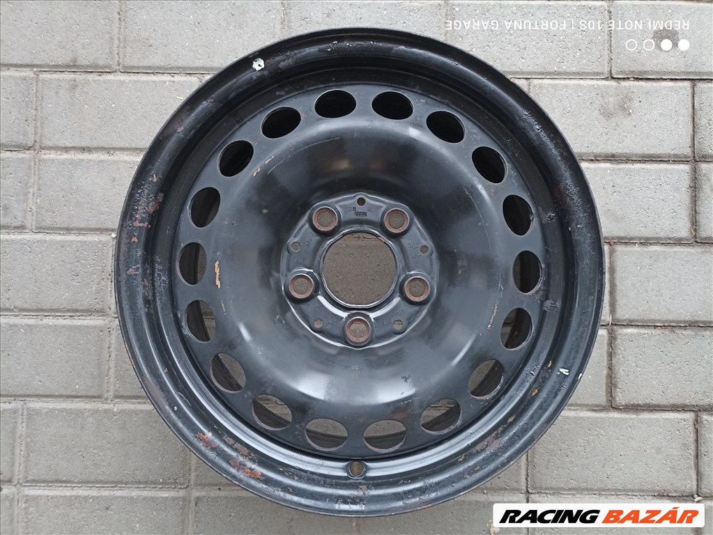 5x112 15" Mercedes-Benz használt lemezfelni garnitúra (R468) 6. kép