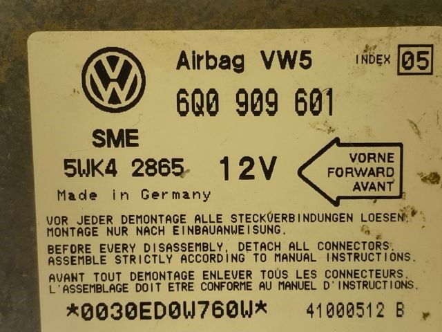 VW POLO III Légzsák Elektronika 3. kép