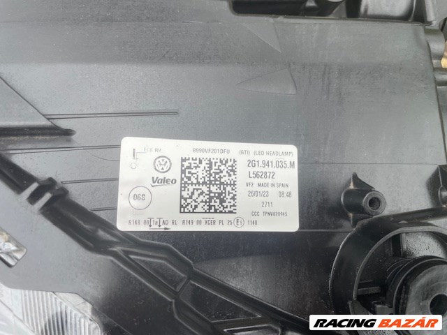 Volkswagen Polo 6 GTI Led matrix fényszóró pár 2g1941035m 2g1941036m 8. kép