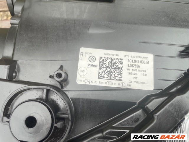 Volkswagen Polo 6 GTI Led matrix fényszóró pár 2g1941035m 2g1941036m 9. kép