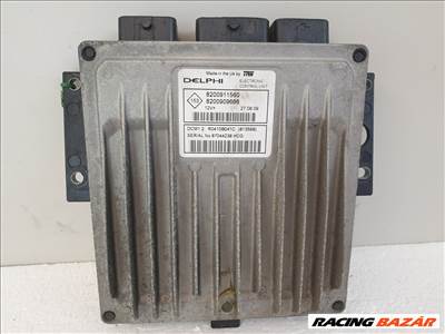 502901 Renault Clio 3, 2009, Motorvezérlő, Ecu, 8200911560, 8200909666 Delphi.