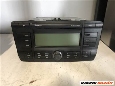 Skoda Octavia II (1Z) Stream MP3 cd-s fejegység  1z0035161c