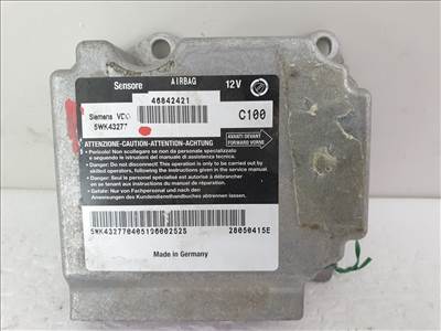 503023 Alfa Romeo 147, 2007, Légzsák Indító Elektronika, 5WK43277.