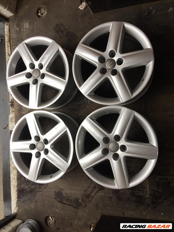 17" -es,5x112-es újszerű gyári Audi alufelni 1. kép