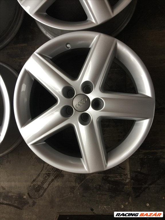 17" -es,5x112-es újszerű gyári Audi alufelni 2. kép