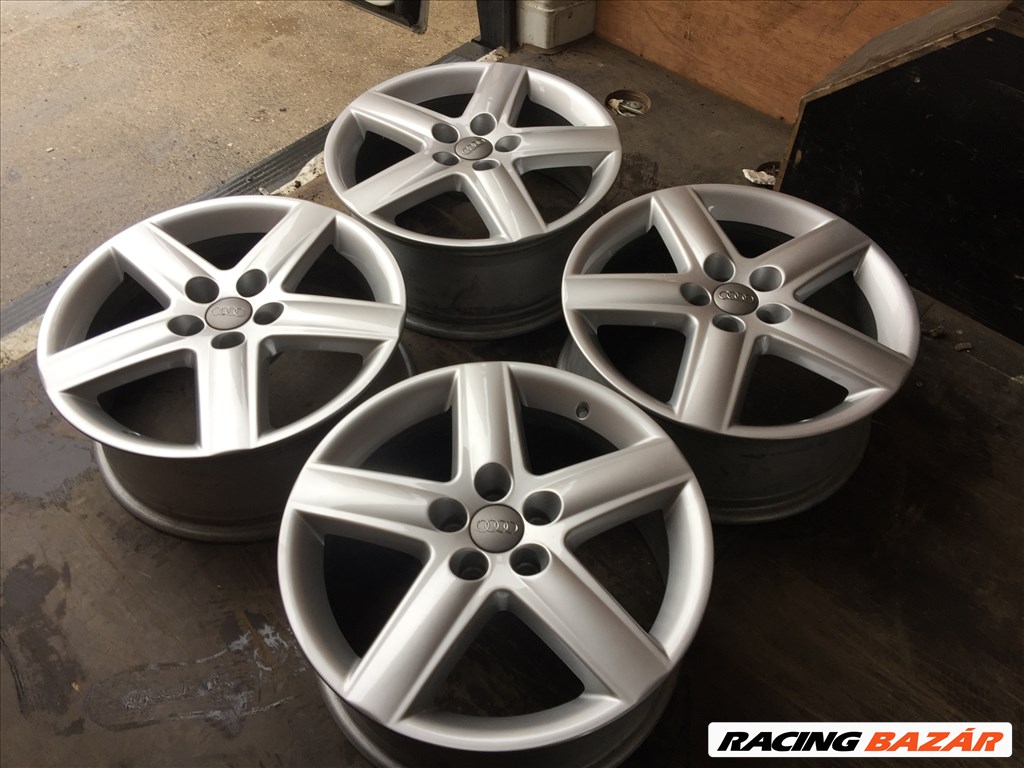 17" -es,5x112-es újszerű gyári Audi alufelni 3. kép