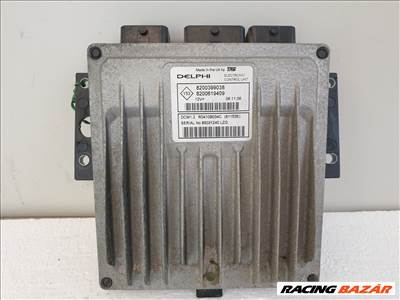 502898 Renault Clio 3, 2006, Motorvezérlő, Ecu, 8200399038, 8200619409 Delphi.