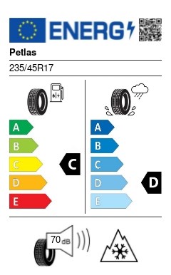 Petlas SnowMaster 2 Sport 235/45 R17 97V XL M+S 3PMSF téli gumi 2. kép