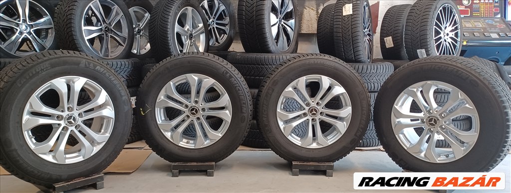  Mercedes W253 GLC 5x112 7,5x17 ET36 235/65 R17 téli gumikkal 4db 6. kép