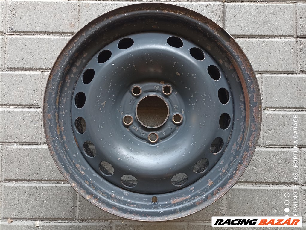 5x110 15" Opel használt acélfelni garnitúra (R455) 3. kép