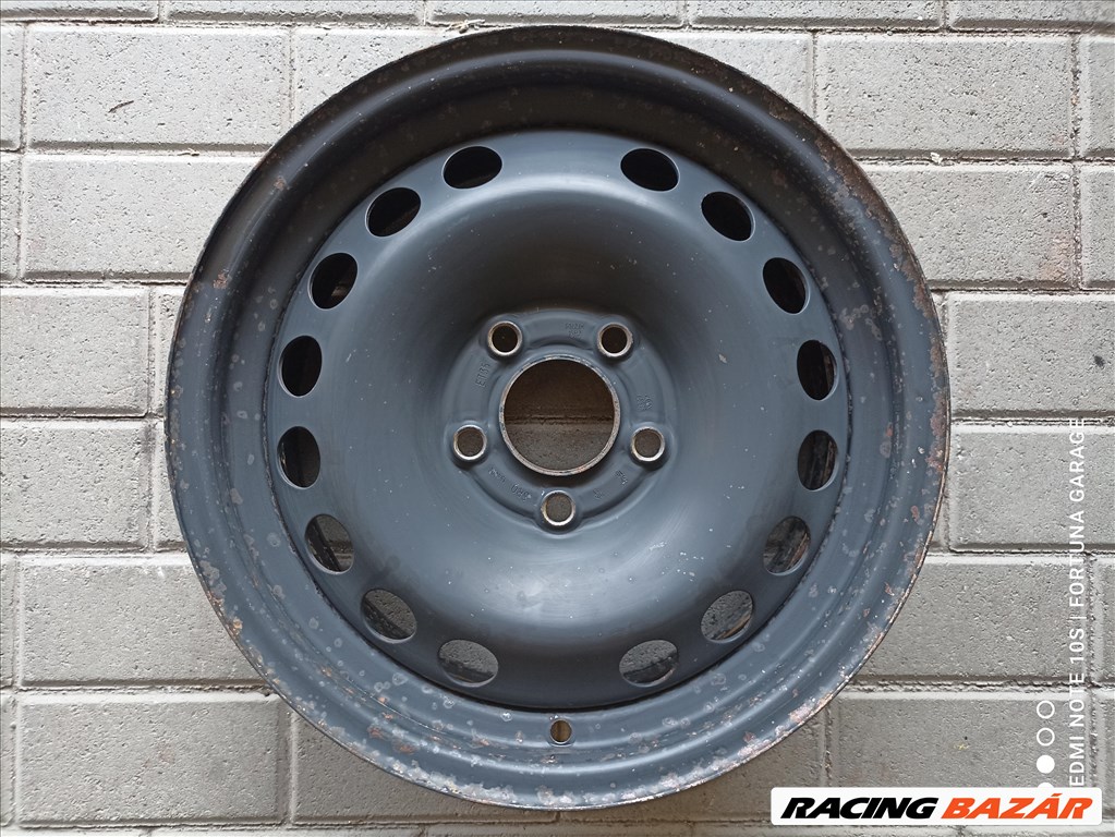 5x110 15" Opel használt acélfelni garnitúra (R455) 5. kép