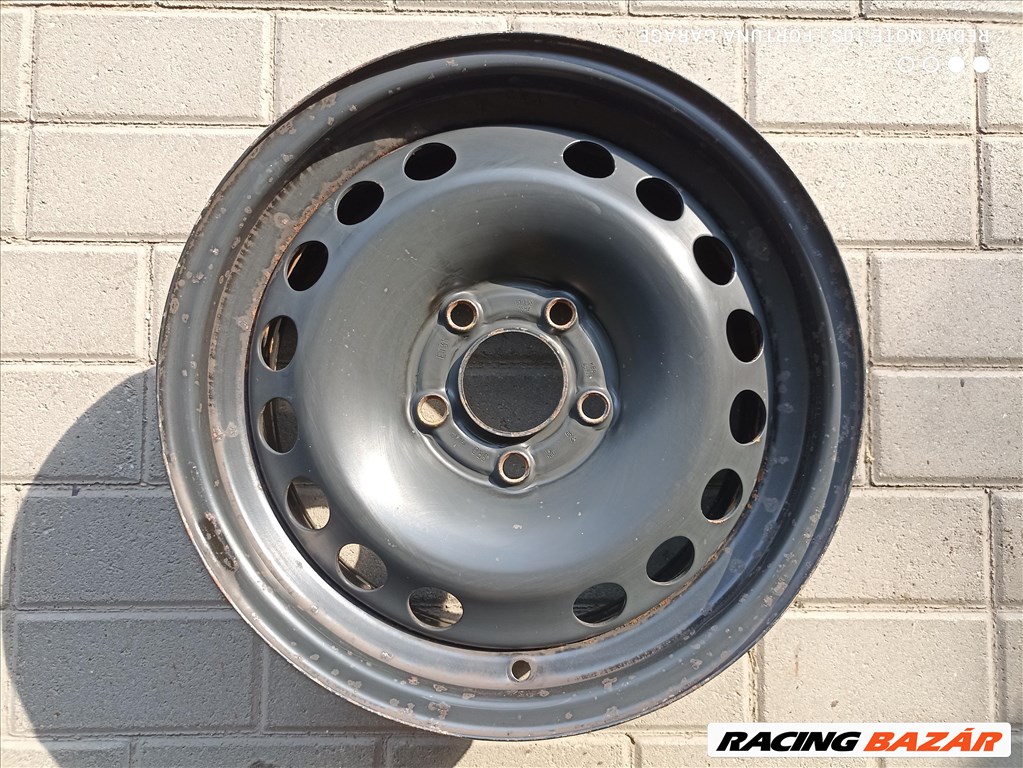 5x110 15" Opel használt acélfelni garnitúra (R455) 4. kép