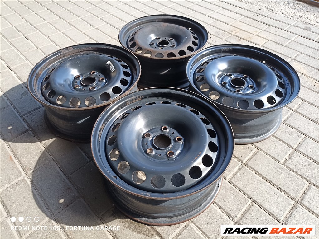 5x112 16" Volkswagen használt lemezfelni garnitúra (R479) 2. kép