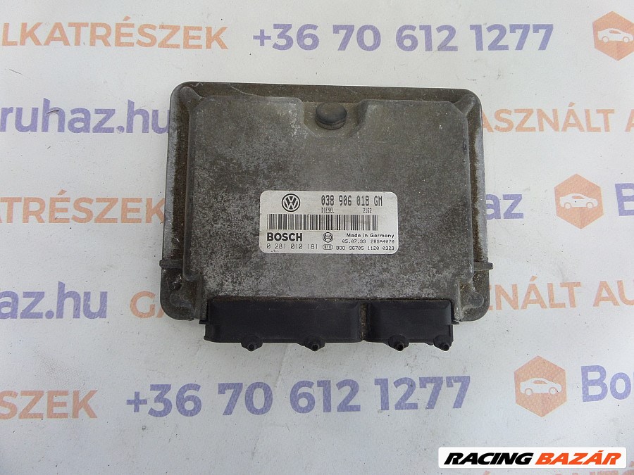 Audi A3 Eladó gyári, bontott 1,9 TDI 90 LE motorvezérlő ECU 1. kép