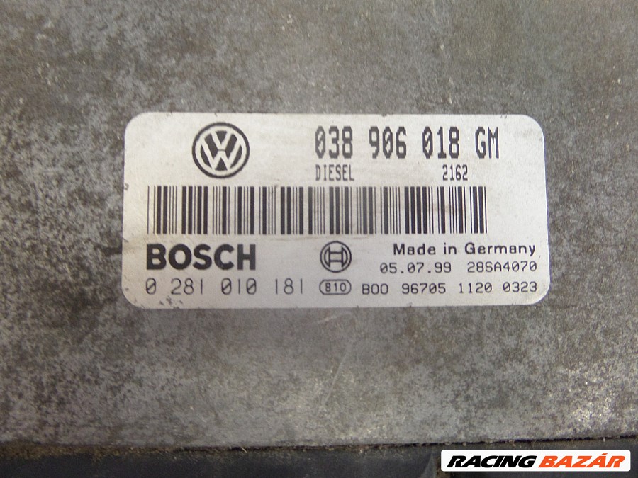 Audi A3 Eladó gyári, bontott 1,9 TDI 90 LE motorvezérlő ECU 2. kép