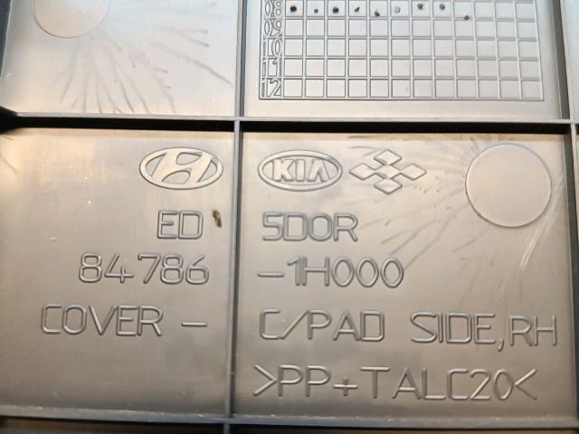 KIA CEED Ferdehátú (ED) Jobb Műszerfal Oldalkárpit 3. kép