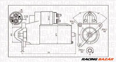 MAGNETI MARELLI 063720373010 - önindító CITROËN FIAT HYUNDAI LANCIA PEUGEOT SUZUKI TALBOT