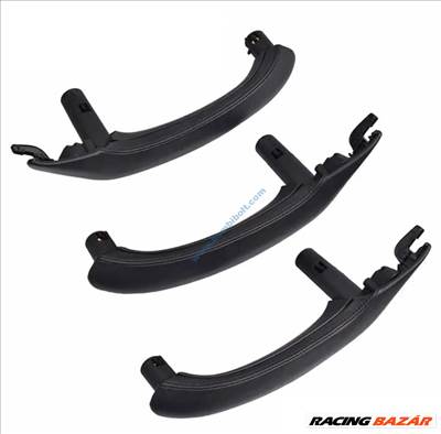 BMW F25 F26 X3 X4 bőrözött ajtóbehúzó, kapaszkodó Fekete Bal hátsó