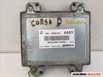 502967 Opel Corsa D, 2010, Motorvezérlő, Ecu, 12636386, 55583740, Acdelco.